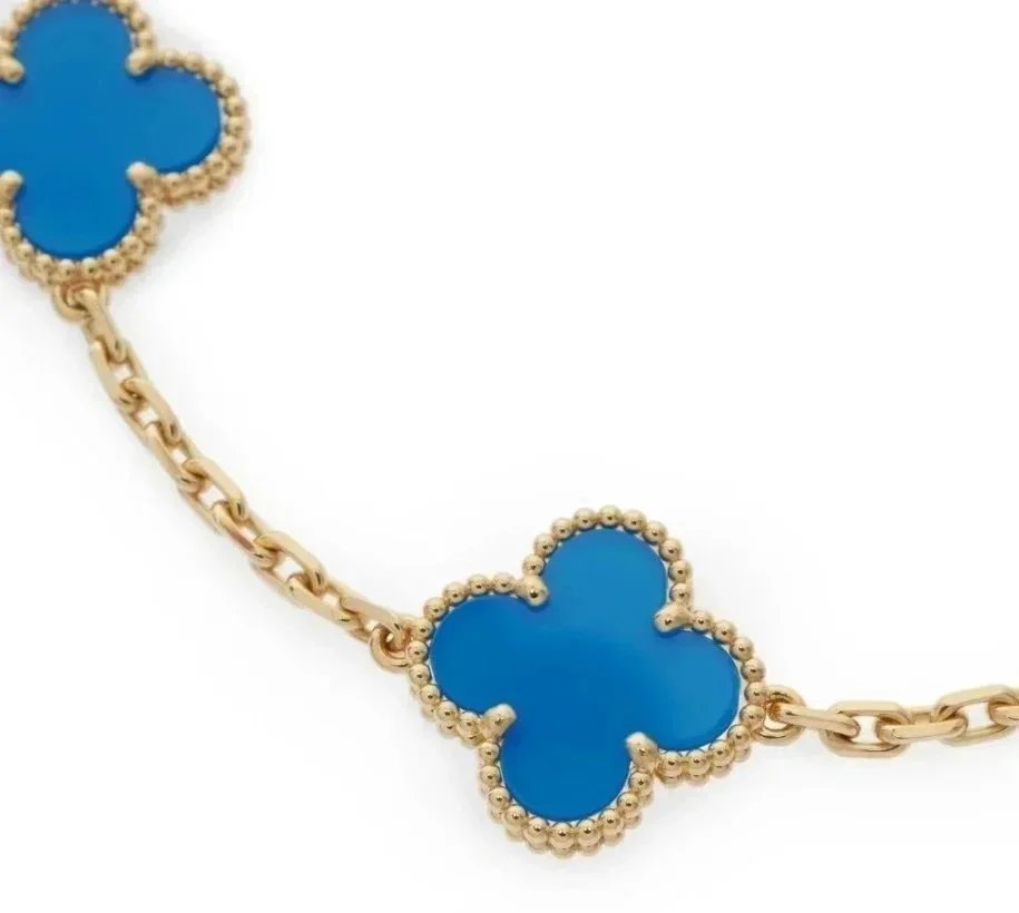 Rose gold blue agate