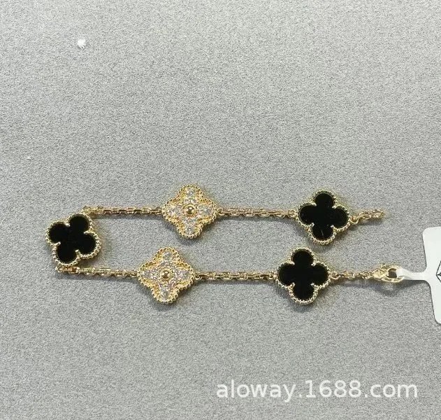 Diamond Rose Gold Black Agate