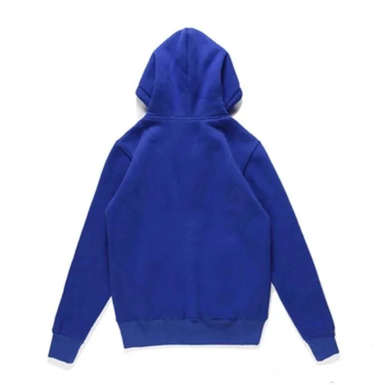 Front small red heart cardigan with blue loop