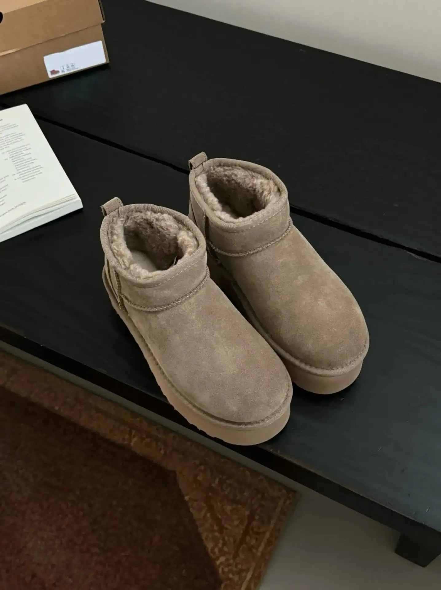 3cm牛皮羚羊棕色