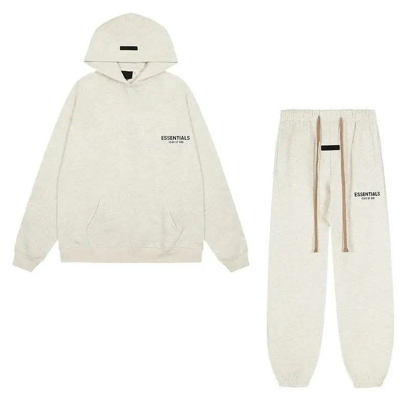 连帽-燕麦灰套装